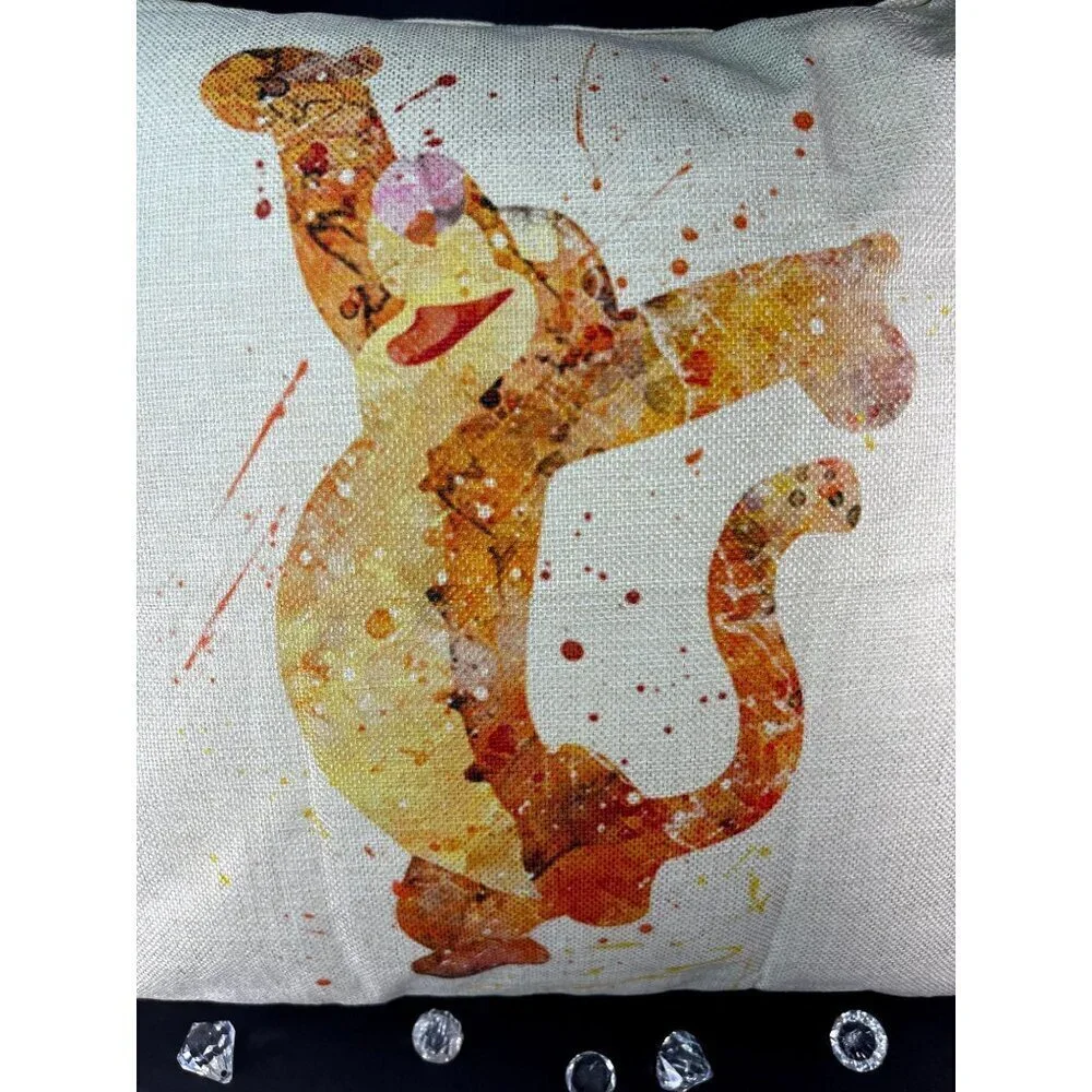 Tigger Throw Pillowcase Winnie Pooh Sham Accent Pillow Cushion Cover Home Decor